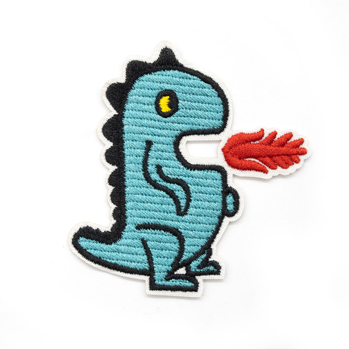 Термоаппликация 'Дракон с огнём', голубой 5,5*6,4см, Hobby&Pro