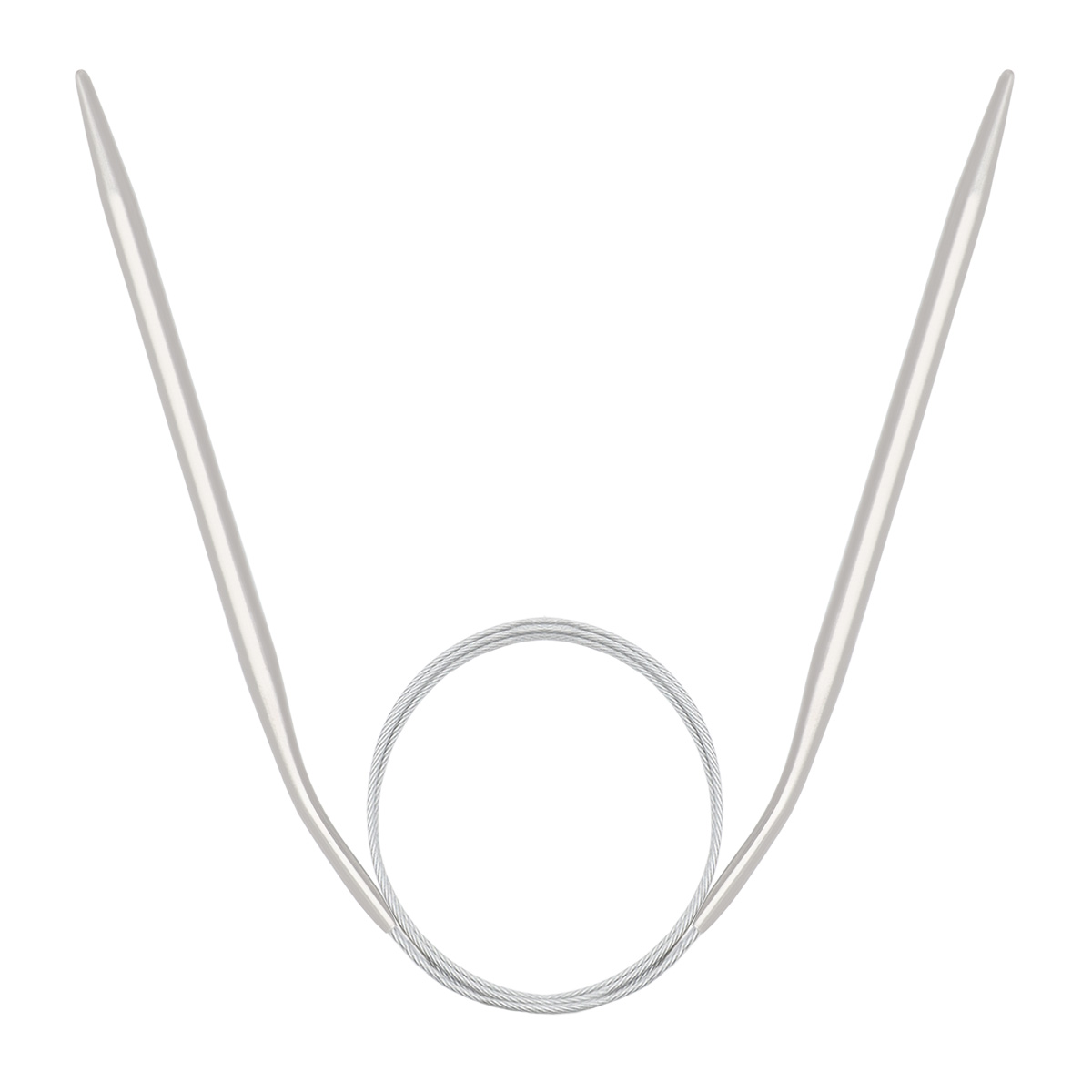 943140 Спицы круговые металл 40см, 4,0мм Hobby&Pro