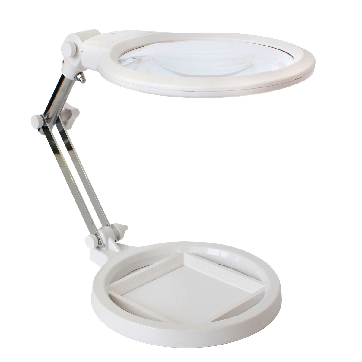 731020 Лупа с подсветкой на подставке с измерительной шкалой Hobby&Pro