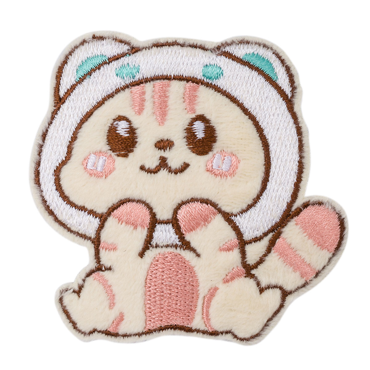 QYE-166 Термоаппликация 'Котенок в голубой шапке', 7,1*7,2см Hobby&Pro