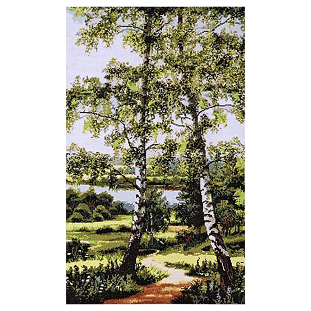 741 Набор для вышивания Hobby&Pro 'Тропинка к реке', 31*50 см