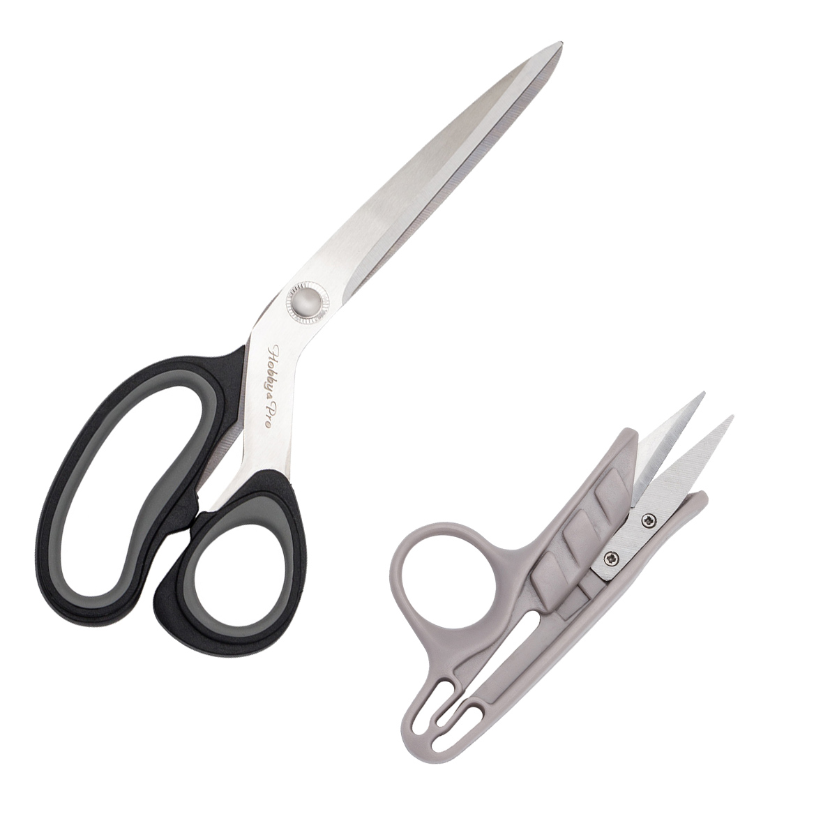 Набор ножниц для рукоделия, для обрезки нитей 12см/портновские 23,5см, Hobby&Pro