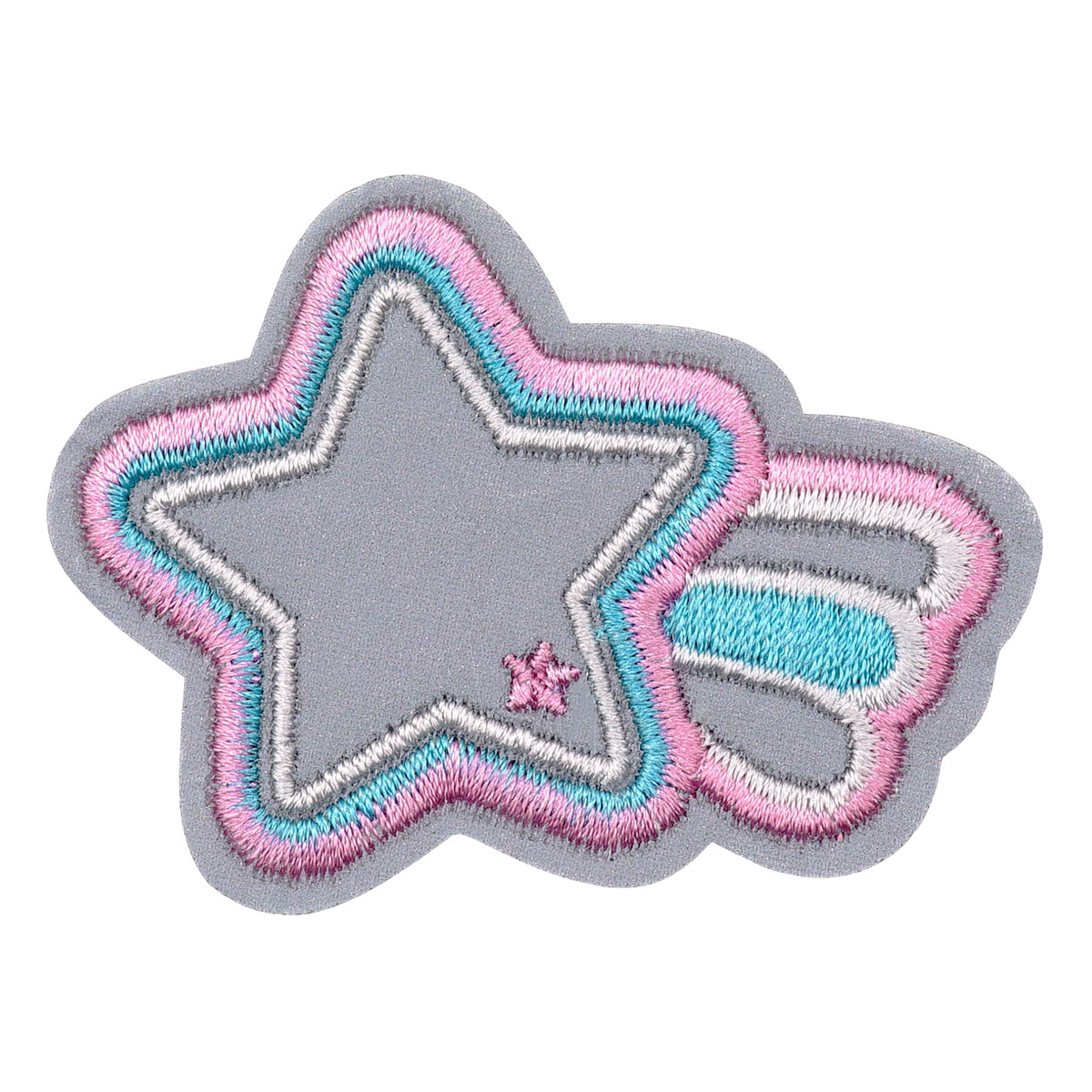 Термоаппликация светоотражающая 'Звездочка', 4,3*5,7см Hobby&Pro