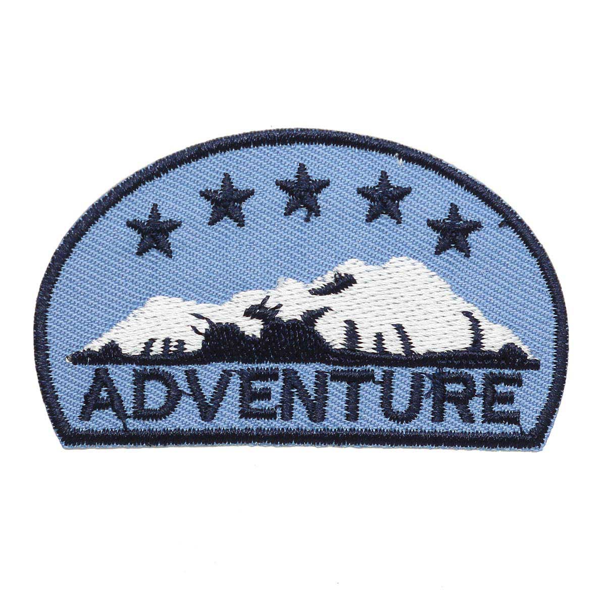 BA1018 Термоаппликация 'Приключение', 4*7см