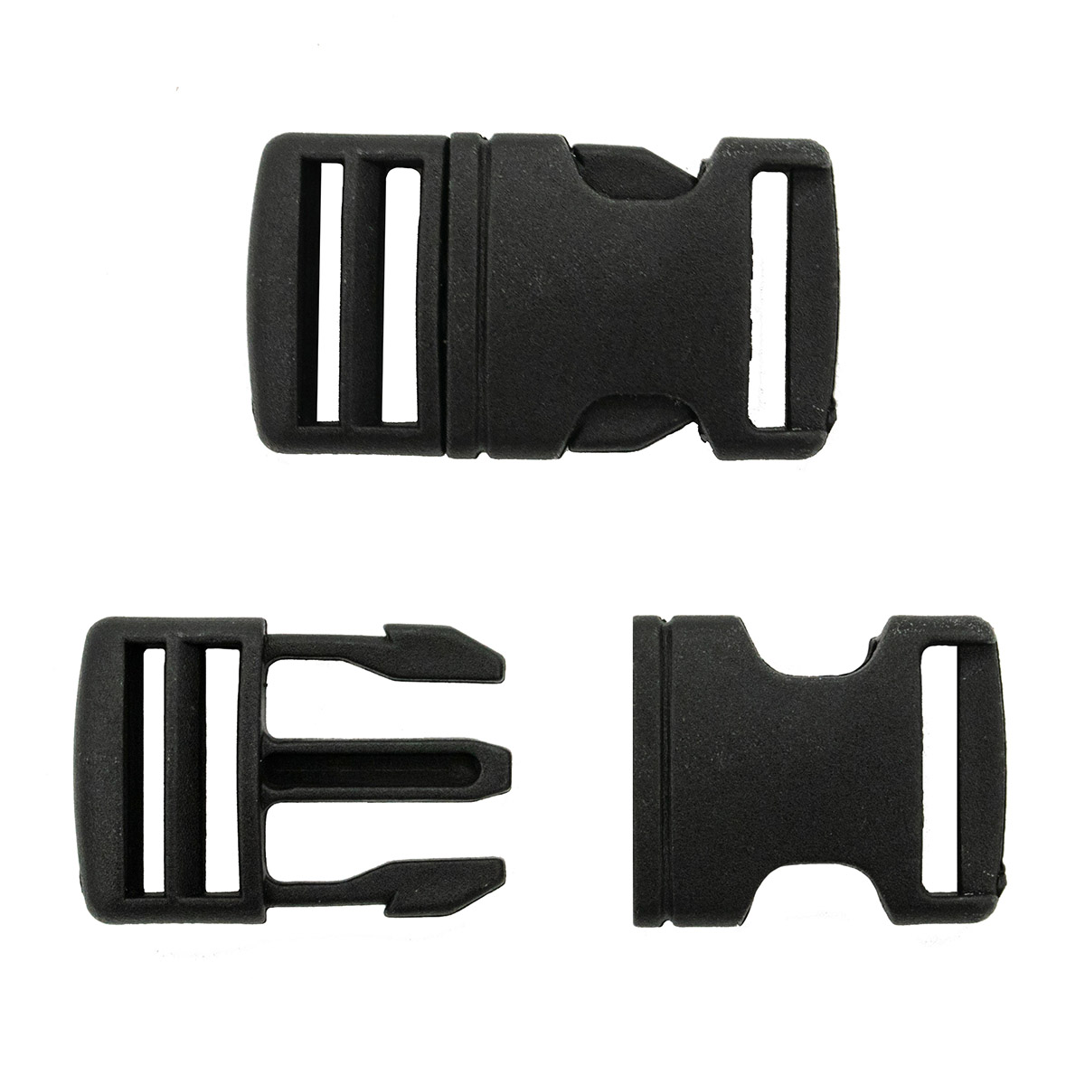 0323-0130 Фастекс 20мм упак(2шт), черный Hobby&Pro