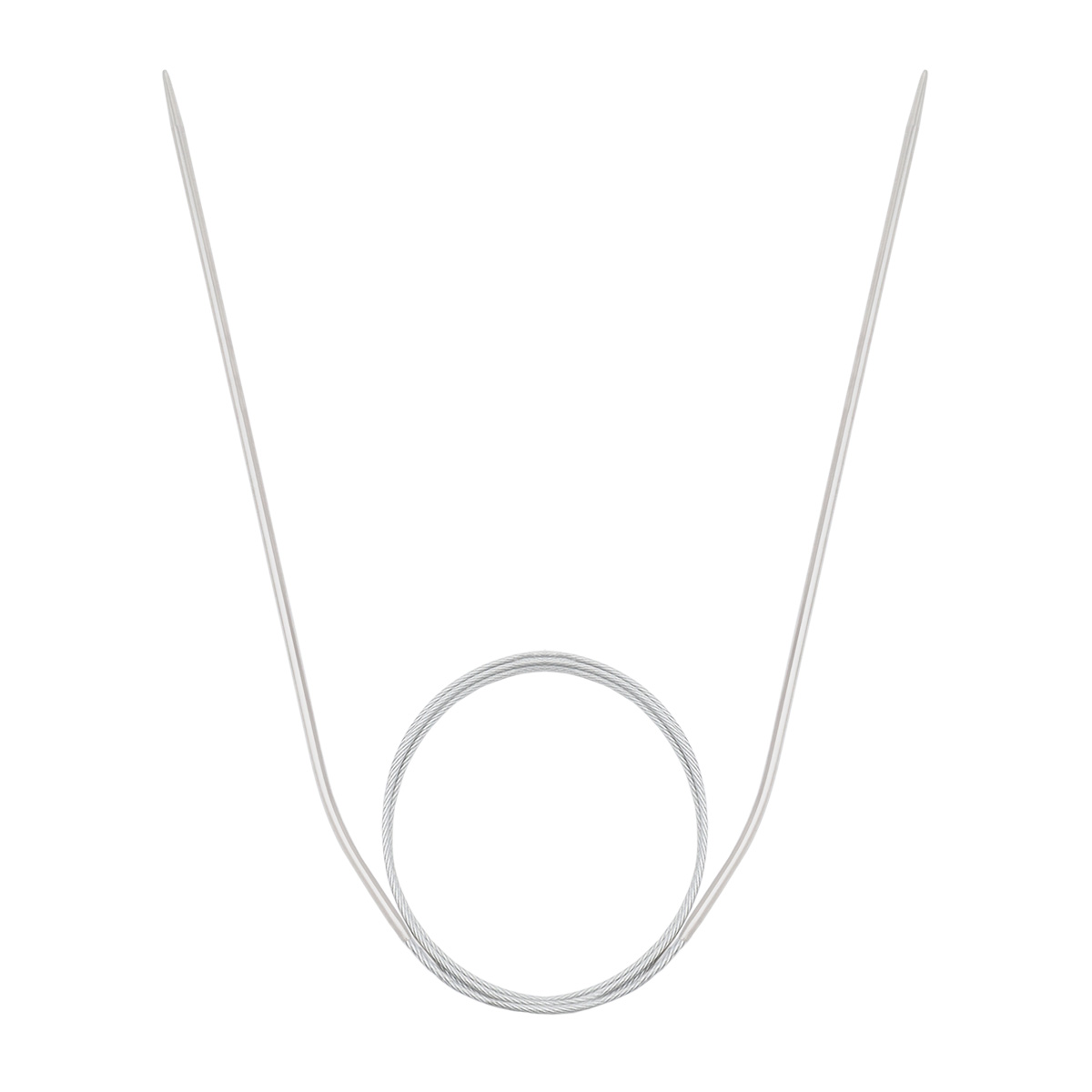 943320 Спицы круговые металл 60см, 2,0мм Hobby&Pro