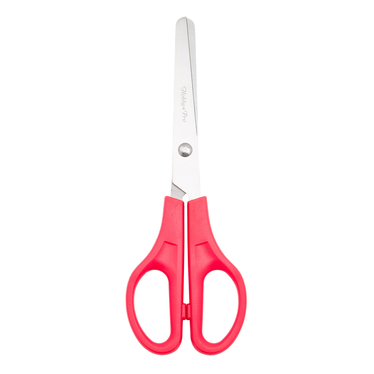 590438 Ножницы канцелярские, 16,5 см/6 1/2', красный, Hobby&Pro
