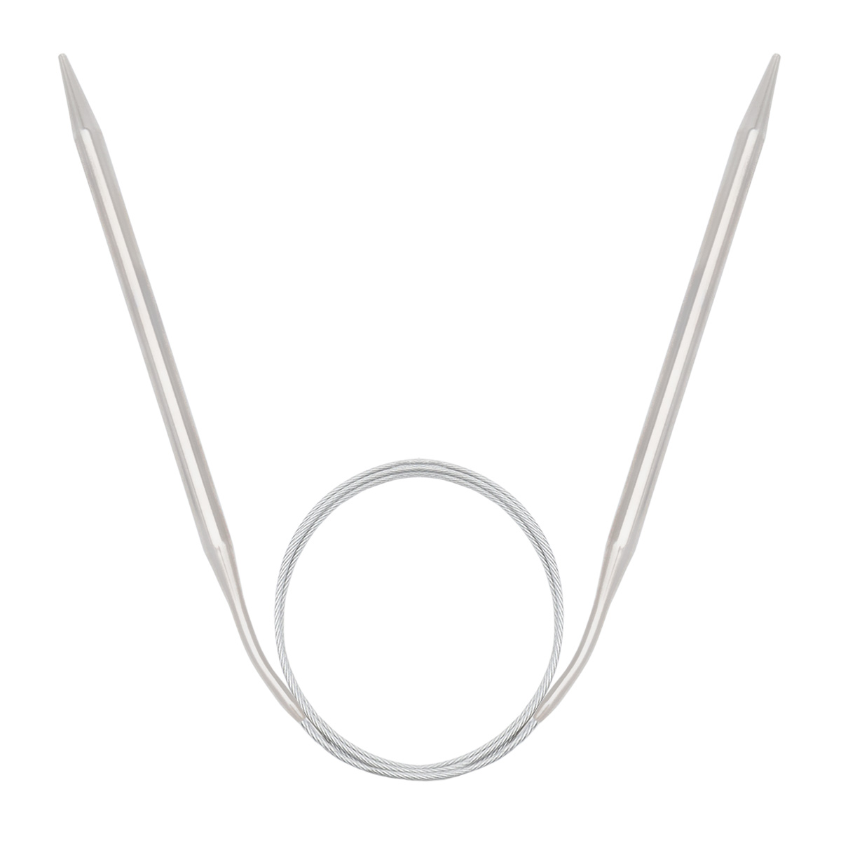 943360 Спицы круговые металл 60см, 6,0мм Hobby&Pro
