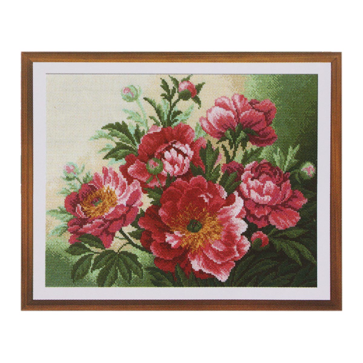 900 Набор для вышивания 'Пионы', 35*27см, Hobby&Pro