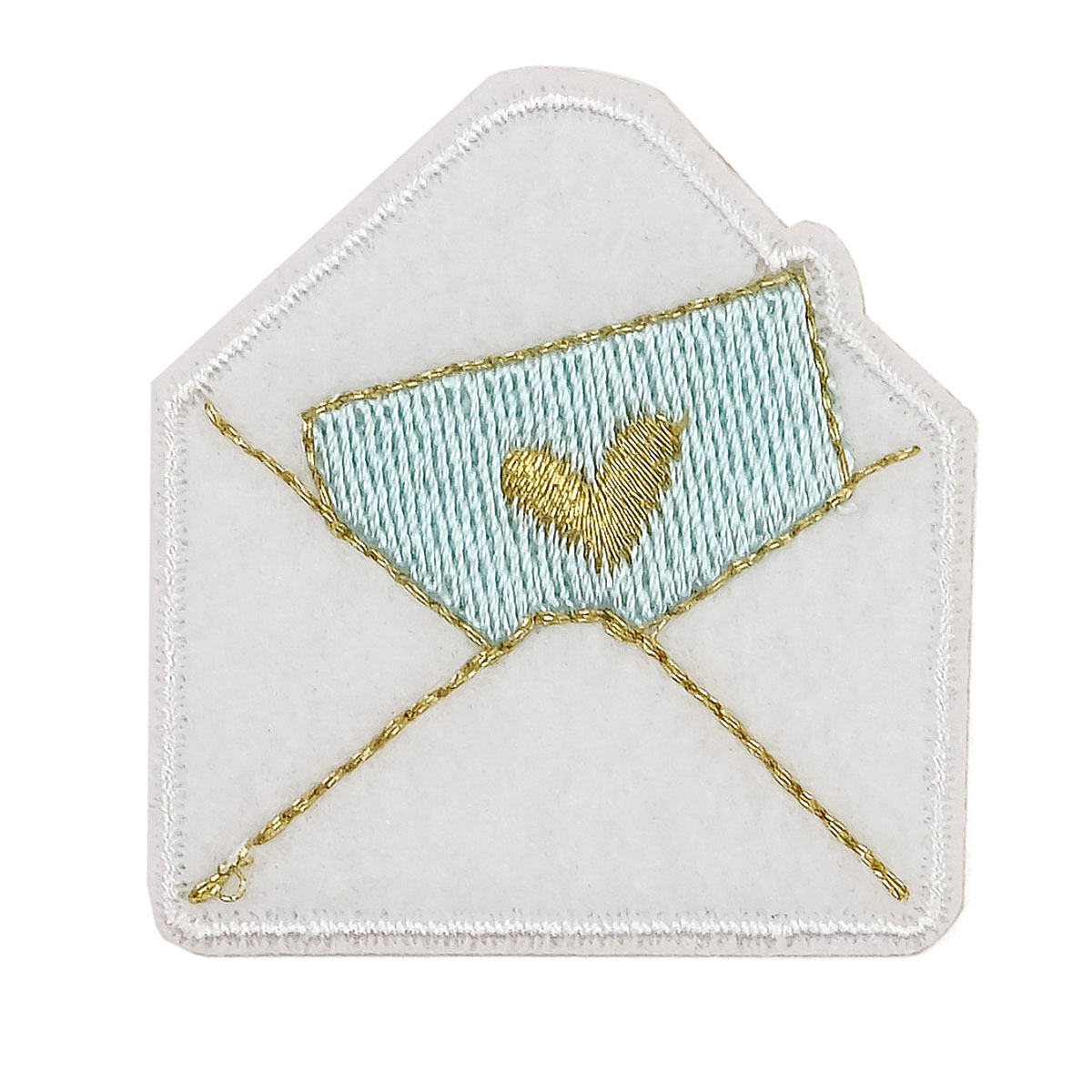 Термоаппликация 'Конверт с открыткой', 4*4.3см, Hobby&Pro