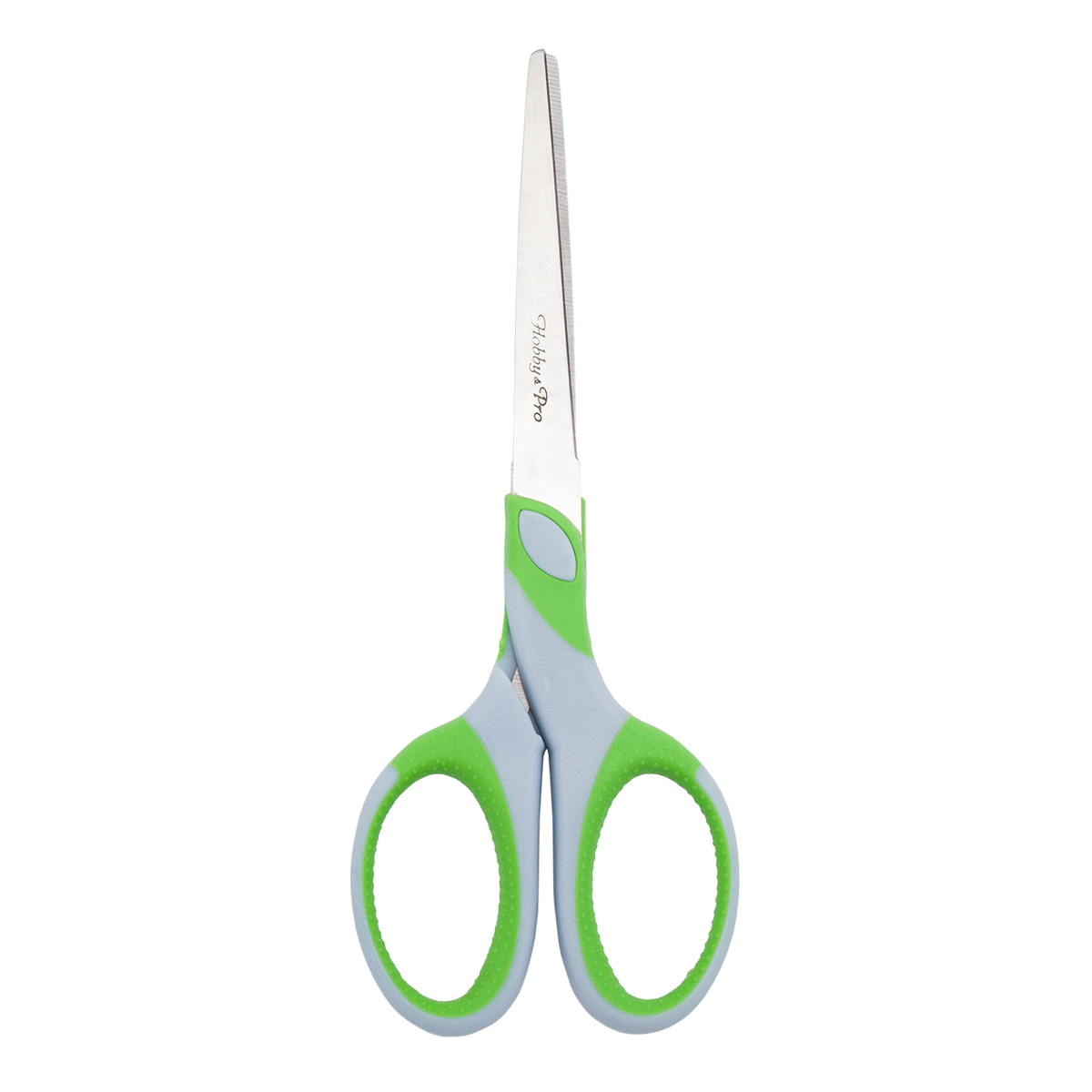 590442 Ножницы для дома и офиса, 18 см/7', мягкие ручки SOFT, синий/зеленый, Hobby&Pro