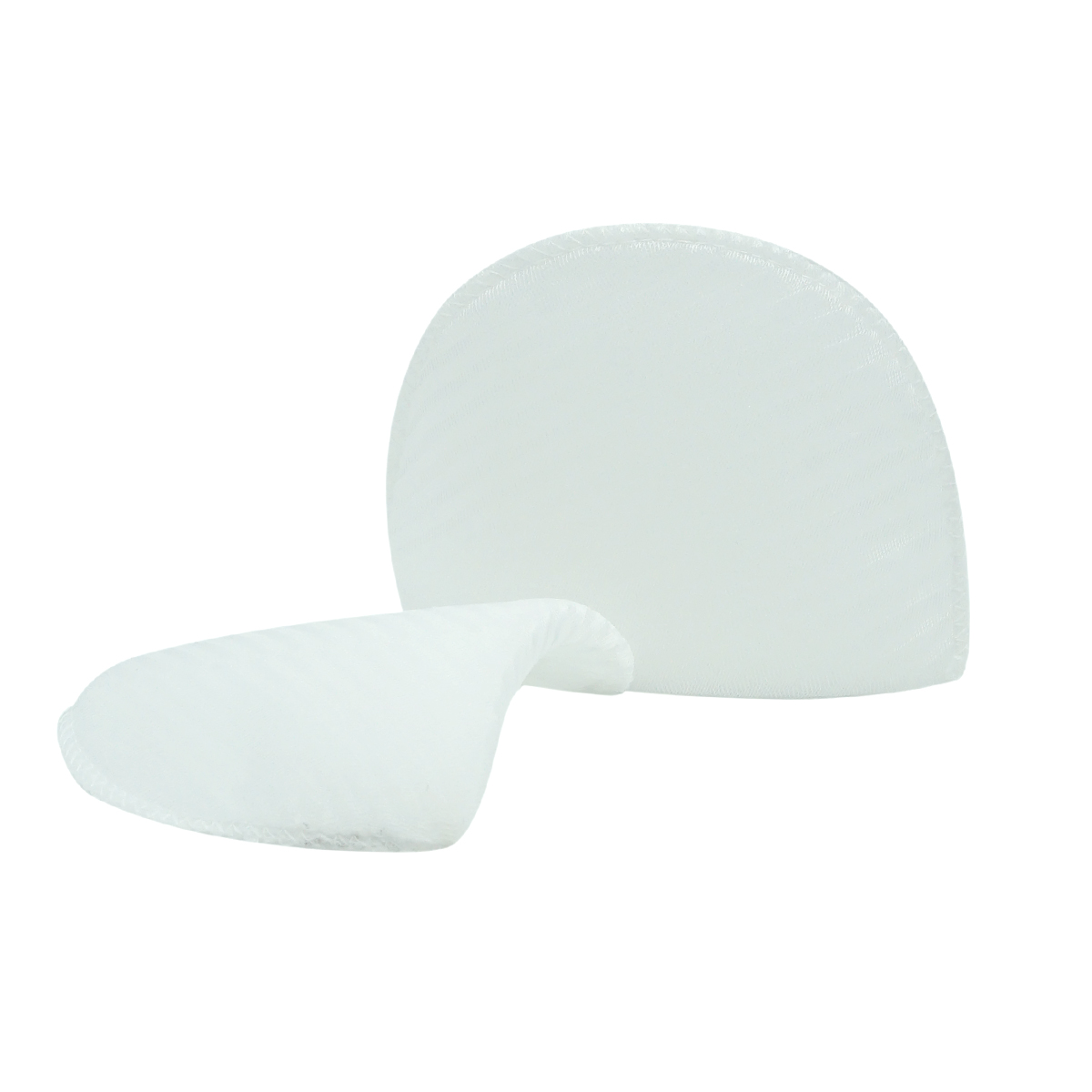 В-8/А Плечевые накладки обшитые, втачные, белый, 8*100*145мм, Hobby&Pro