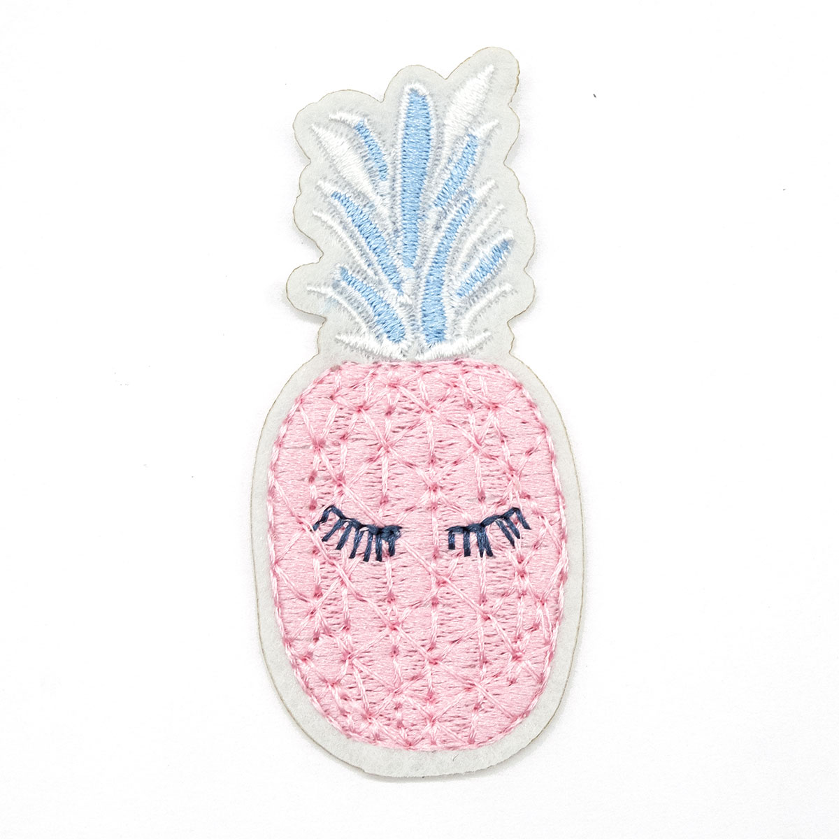 Термоаппликация 'Ананасик', розовый 6,7*3,2см, Hobby&Pro