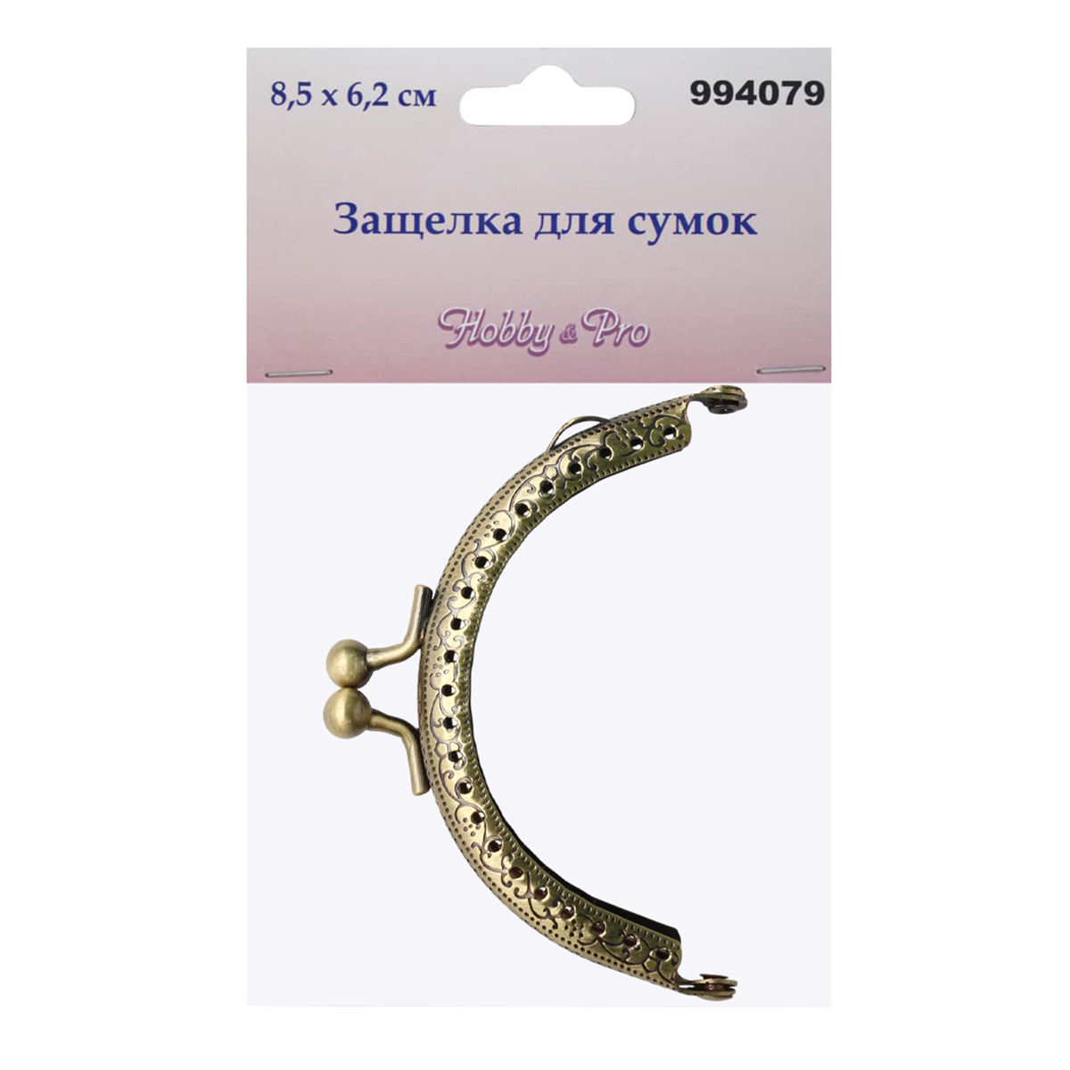 994079 Защелка для сумок размер 8.5*6.2см Hobby&Pro