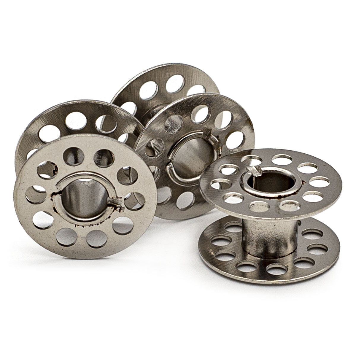 250251 Шпулька для швейных машин облегченная, d-20,3мм, h-11,2мм, металл, никель, 3шт/уп, Hobby&Pro