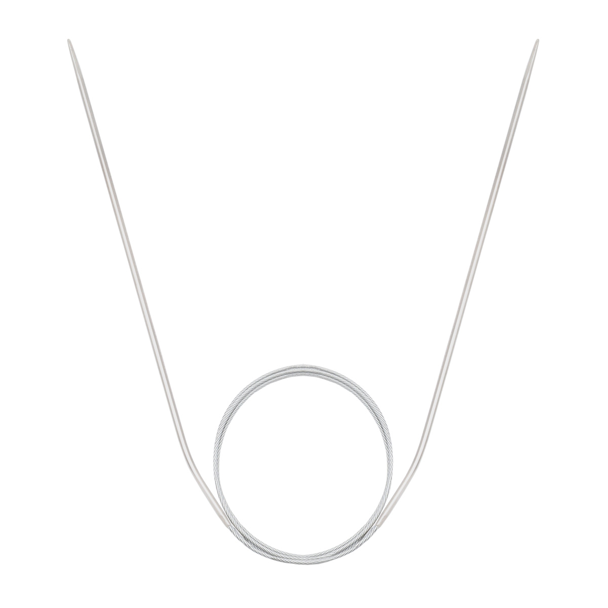 943420 Спицы круговые металл 80см, 2,0мм Hobby&Pro