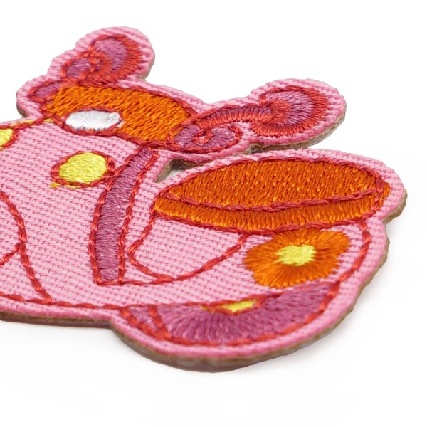 Термоаппликация 'Розовый скутер', 5,4*5,4см, Hobby&Pro