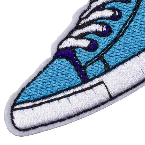 Термоаппликация 'Голубая кеда', 4,4*7см Hobby&Pro