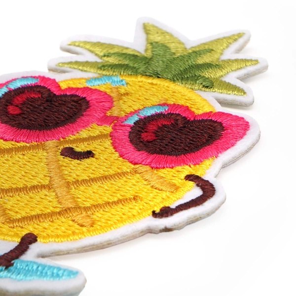 Термоаппликация 'Ананас на отдыхе', 8,2*6,8см, Hobby&Pro