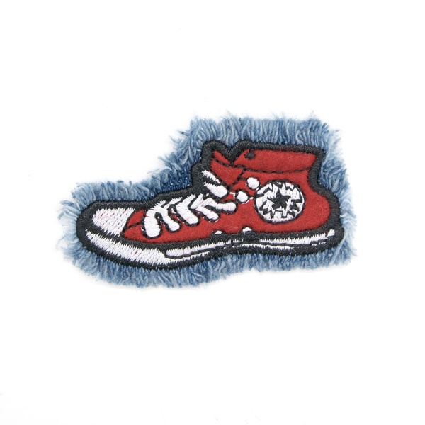 Термоаппликация 'Кеды красные', 5.8*2.5см, Hobby&Pro