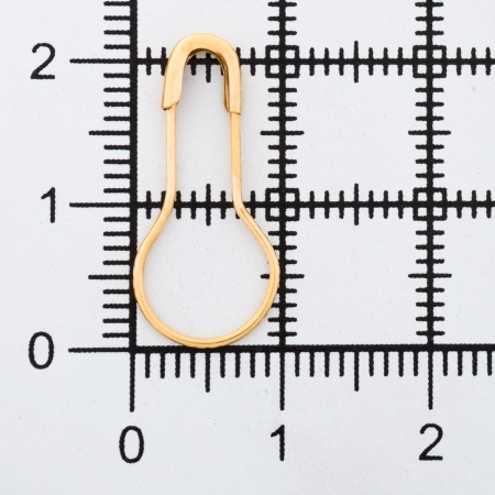 AC006 Булавки для этикеток в футляре, 100шт,золото Hobby&Pro