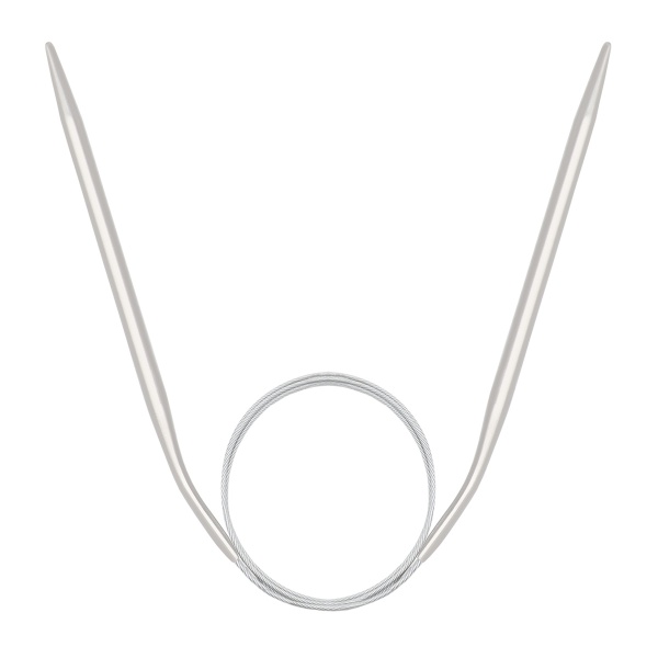 943140 Спицы круговые металл 40см, 4,0мм Hobby&Pro