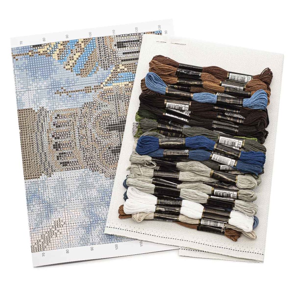 663 Набор для вышивания 'Храм Спаса на Крови' 29*37см, Hobby&Pro