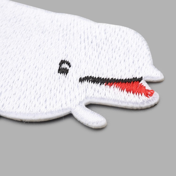 Термоаппликация 'Белый дельфин', 5*7.2cm, Hobby&Pro