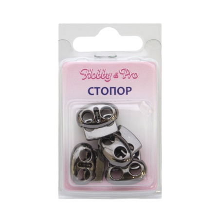 0305-5060 Стопор плоский 2отв. d=4,5мм, 17*15,5мм, металл, упак(4шт) Hobby&Pro