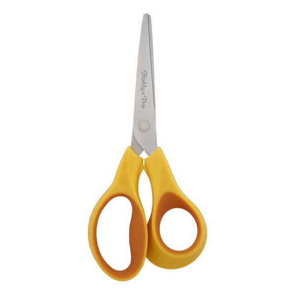 590431 Ножницы школьные, 14 см/5 1/2', оранжевый, Hobby&Pro