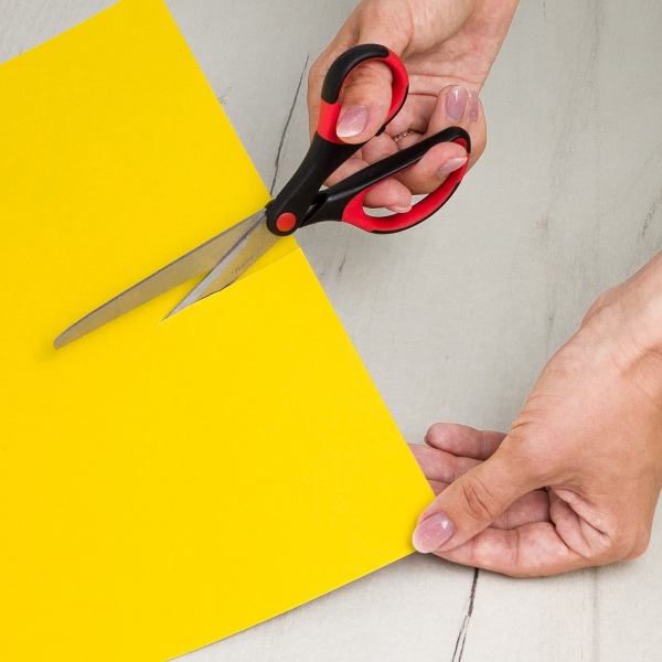 590191 Ножницы универсальные, 19 см/7 1/2', мягкие ручки SOFT, Hobby&Pro