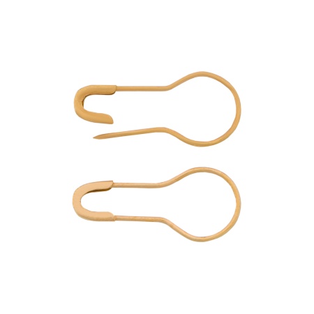 AC006 Булавки для этикеток в футляре, 100шт,золото Hobby&Pro