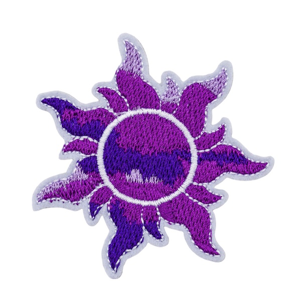 Термоаппликация 'Фиолетовое солнце', 6,4*6,4см Hobby&Pro