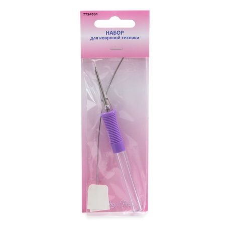 PN-002 Набор для ковровой техники (игла 1,5мм + нитковдеватель) Hobby&Pro