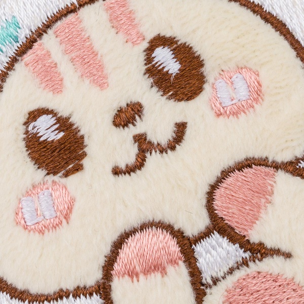 QYE-166 Термоаппликация 'Котенок в голубой шапке', 7,1*7,2см Hobby&Pro