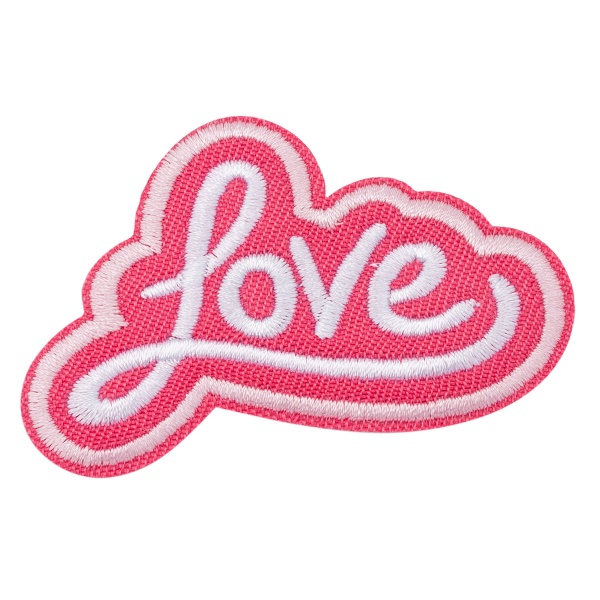 QYE-023 Термоаппликация 'Love', 4,4*6,7см Hobby&Pro