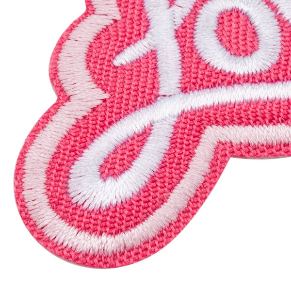 QYE-023 Термоаппликация 'Love', 4,4*6,7см Hobby&Pro