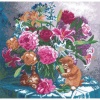 616 Набор для вышивания 'Лилии и пионы' 33*33,5см, Hobby&Pro