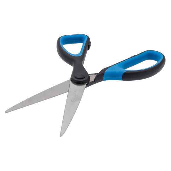 590450 Ножницы канцелярские, 18 см/7', мягкие ручки SOFT, синий/черный, Hobby&Pro