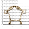 НР3403/2 Украшение, золото, 9*4 см, Hobby&Pro