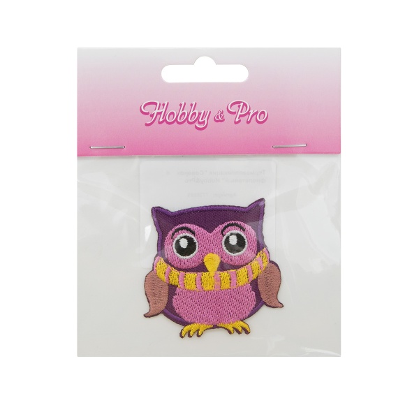 Термоаппликация 'Совенок фиолетовый' Hobby&Pro