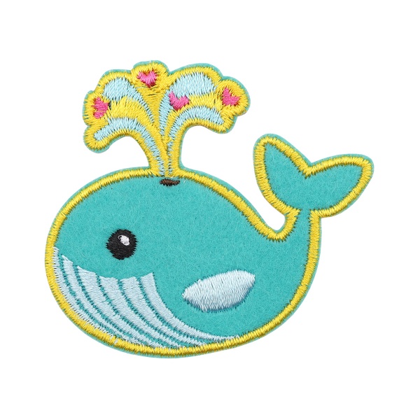 Термоаппликация 'Кит', 5.3*6cm, Hobby&Pro