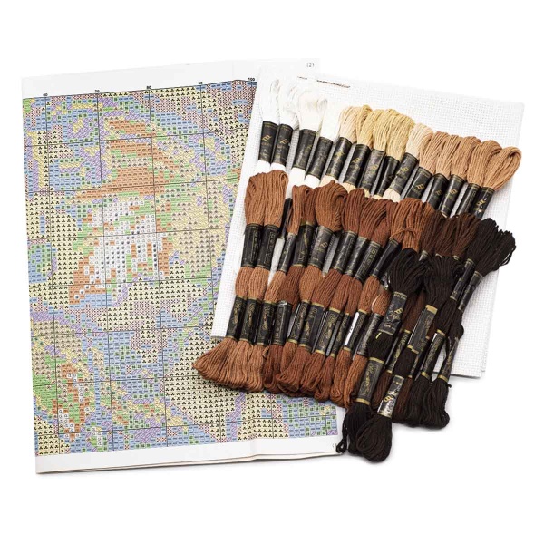 766 Набор для вышивания Hobby&Pro 'Охотник', 40*26 см