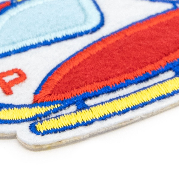 Термоаппликация 'Вертолёт', красный/синий 5,0*6,8см, Hobby&Pro