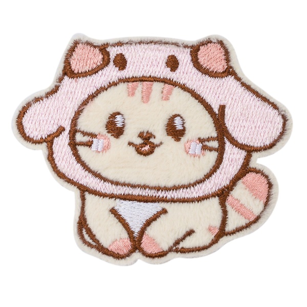 QYE-165 Термоаппликация 'Котенок в розовой шапке', 6*7,1см Hobby&Pro