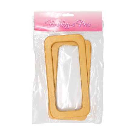 HA-022 Ручка для сумки, дерево, упак(2шт), 21*10см