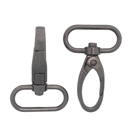 Карабин поворотный с рамкой 25мм (32*48мм) металл, 2шт/упак, Hobby&Pro