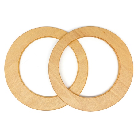 HA-018 Ручка для сумки, дерево, упак(2шт), 17см