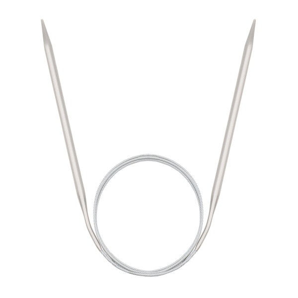943450 Спицы круговые металл 80см, 5,0мм Hobby&Pro