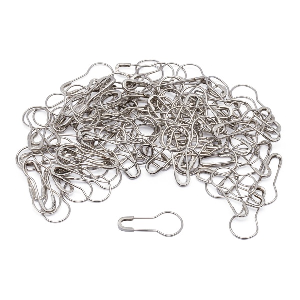 AC006 Булавки для этикеток в футляре, 100шт,серебро Hobby&Pro